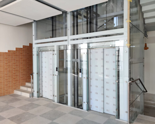 Остекление лифтовой шахты