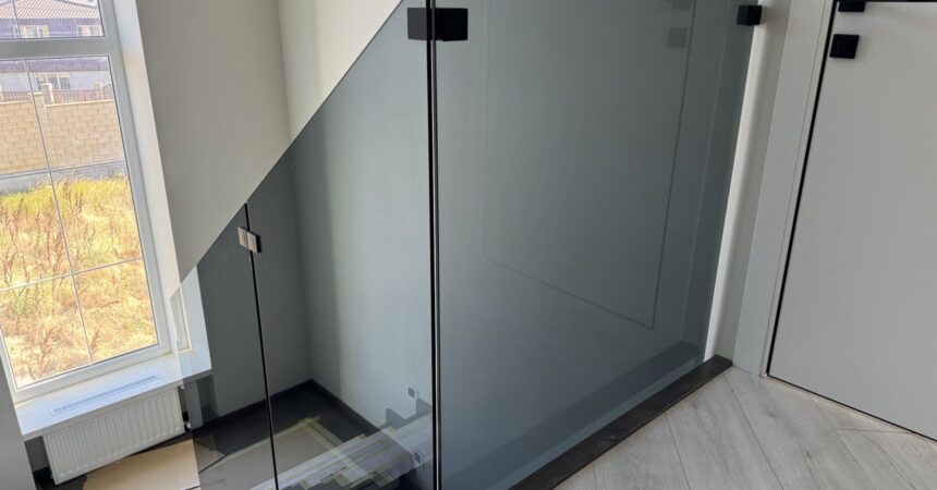 Стеклянная лестница LOFT