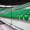 Стеклянное ограждение стадиона в Польше