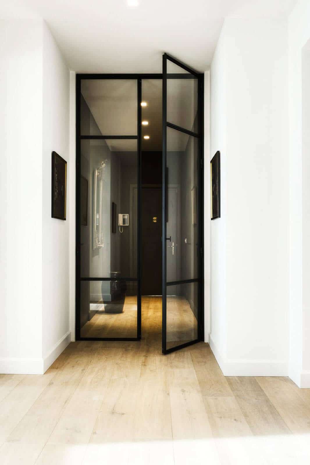 стеклянные двери лофт